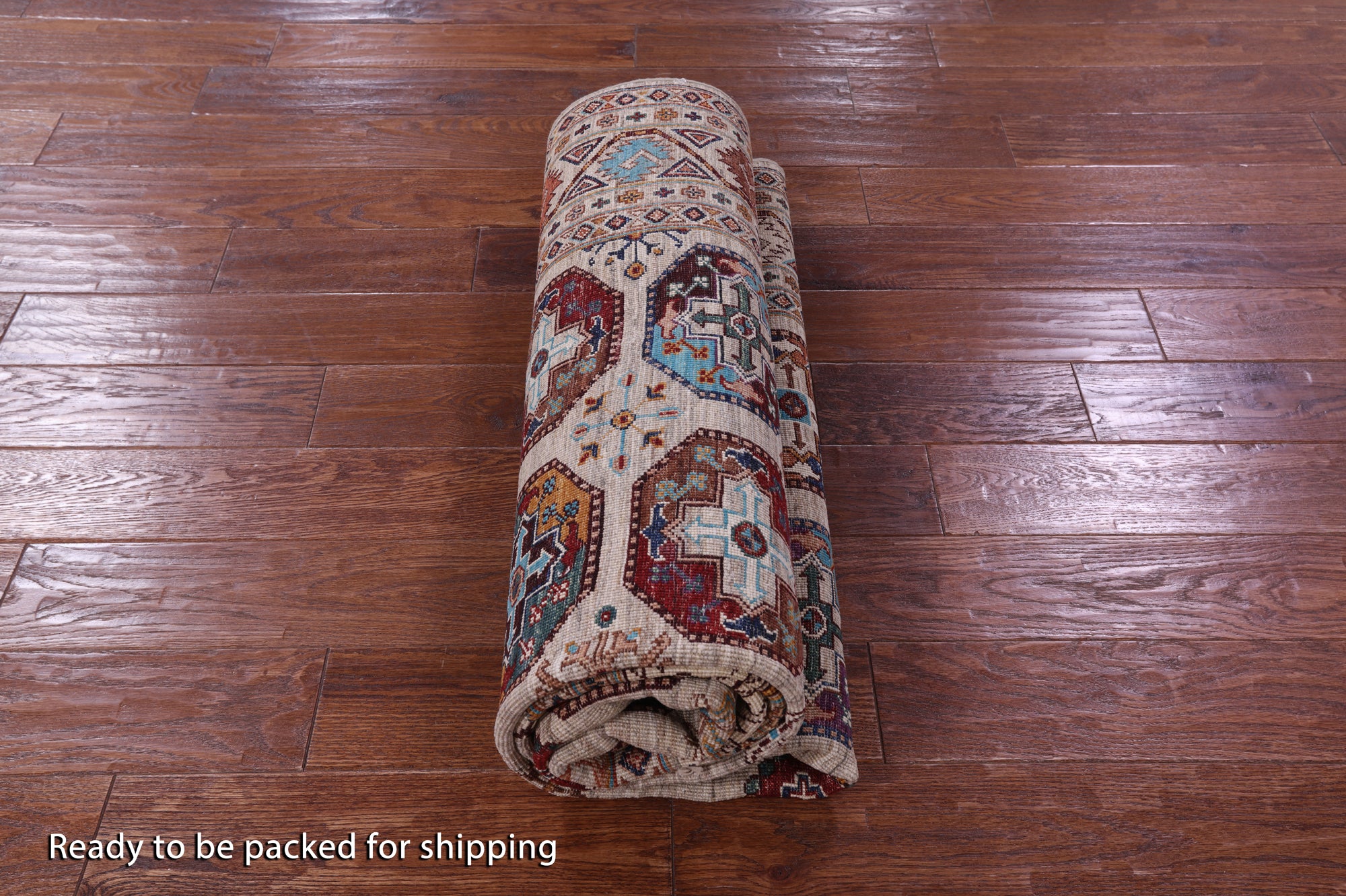 Turkmen Ersari Hand Knotted Wool Rug - 5' 7" X 8' 2" - Golden Nile