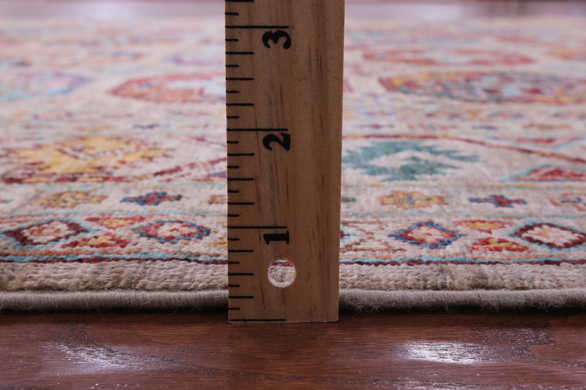 Turkmen Ersari Hand Knotted Wool Rug - 5' 7" X 8' 2" - Golden Nile