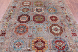 Turkmen Ersari Hand Knotted Wool Rug - 5' 8" X 7' 9" - Golden Nile