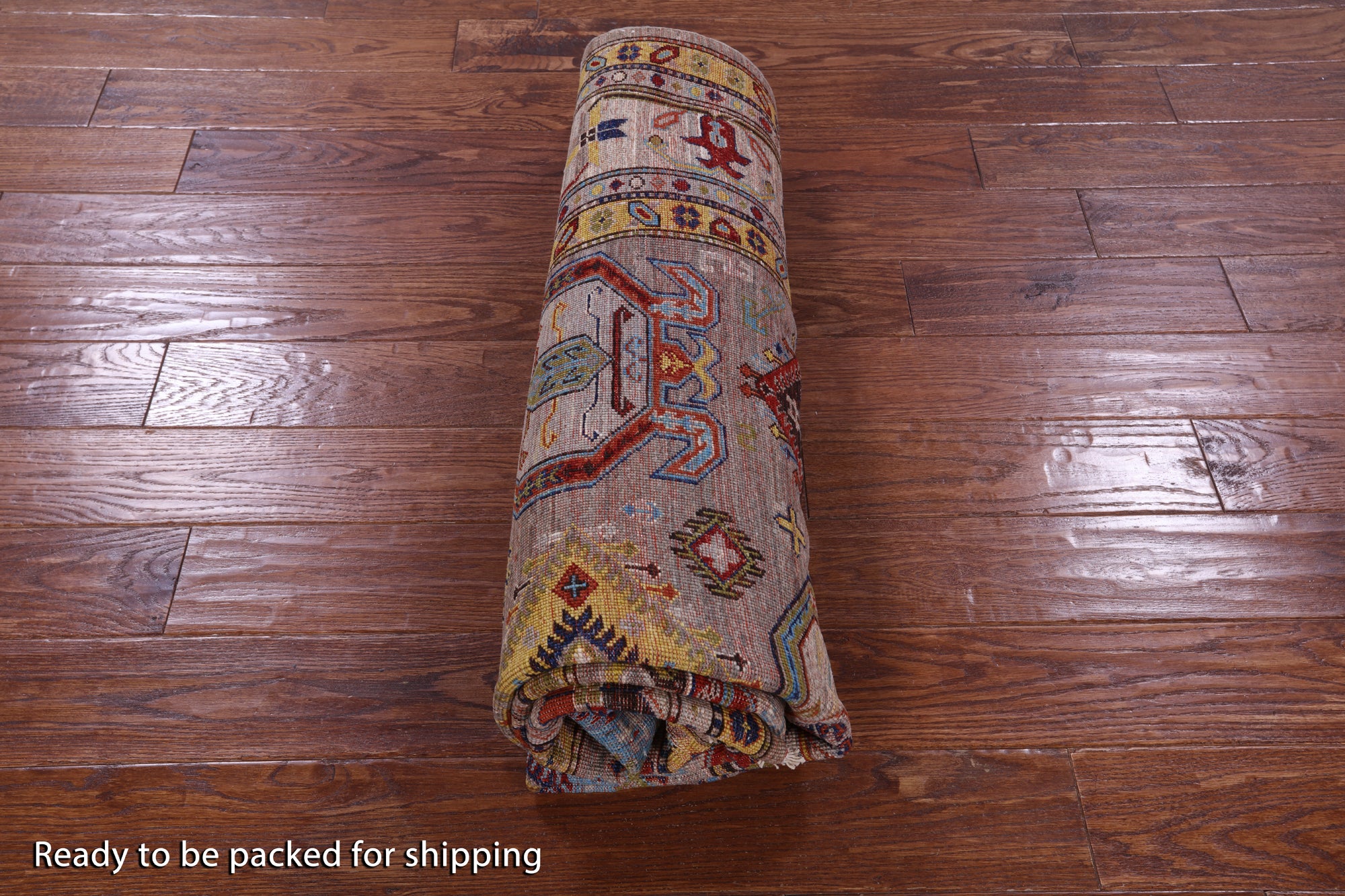 Turkmen Ersari Hand Knotted Wool Rug - 5' 9" X 8' 2" - Golden Nile