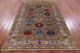 Turkmen Ersari Hand Knotted Wool Rug - 5' 9" X 8' 2" - Golden Nile