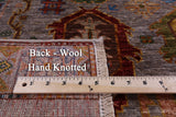 Tribal Persian Hand Knotted Wool Rug - 5' 0" X 6' 11" - Golden Nile