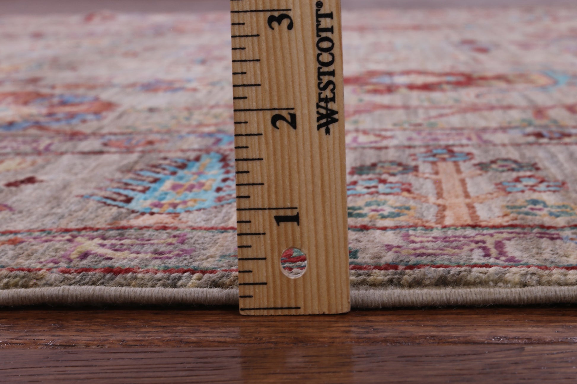 Peshawar Handmade Wool Rug - 5' 0" X 6' 9" - Golden Nile