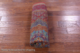 Red Mamluk Hand Knotted Wool Rug - 5' 0" X 6' 6" - Golden Nile