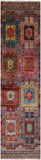 Tribal Persian Hand Knotted Wool Runner Rug - 2' 8" X 10' 2" - Golden Nile