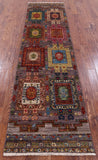 Tribal Persian Hand Knotted Wool Runner Rug - 2' 8" X 10' 2" - Golden Nile