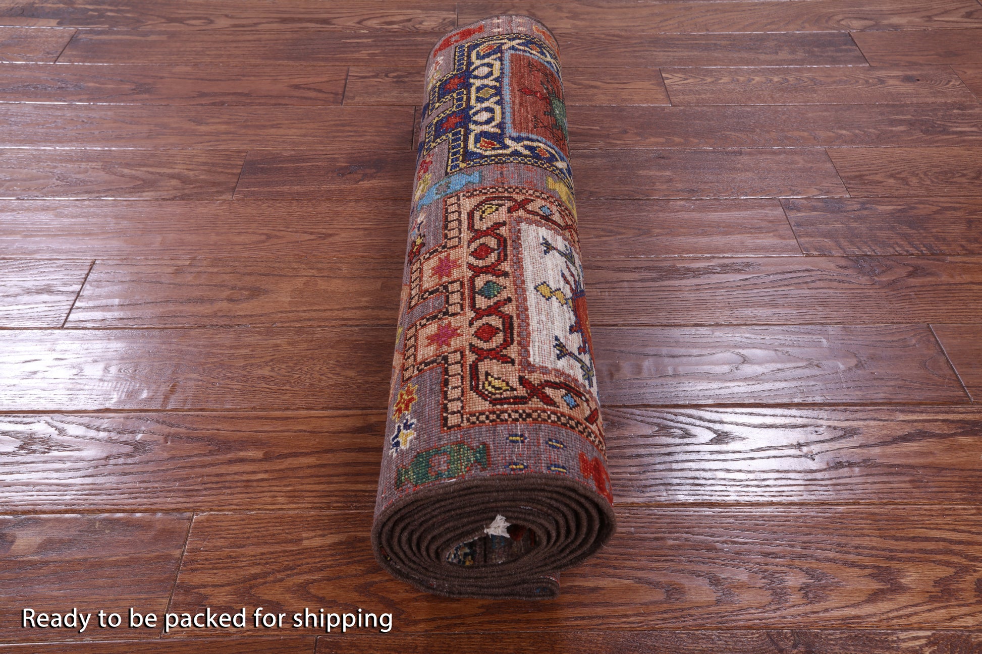 Tribal Persian Hand Knotted Wool Runner Rug - 2' 8" X 10' 2" - Golden Nile