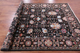 Brown Peshawar Hand Knotted Wool Rug - 6' 1" X 8' 9" - Golden Nile