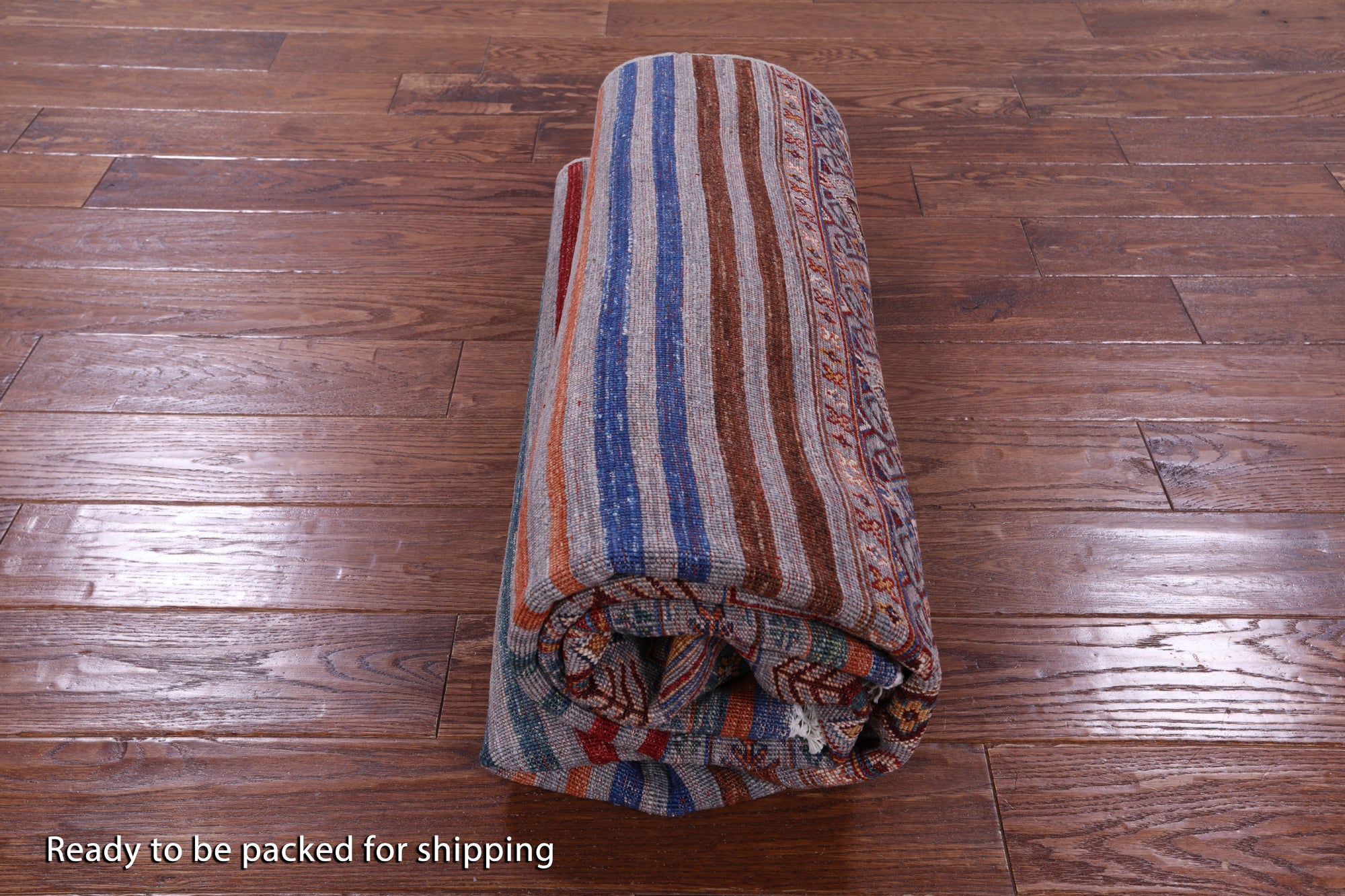 Khorjin Persian Gabbeh Hand Knotted Wool Rug - 5' 6" X 8' 4" - Golden Nile