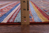 Khorjin Persian Gabbeh Hand Knotted Wool Rug - 5' 10" X 7' 9" - Golden Nile