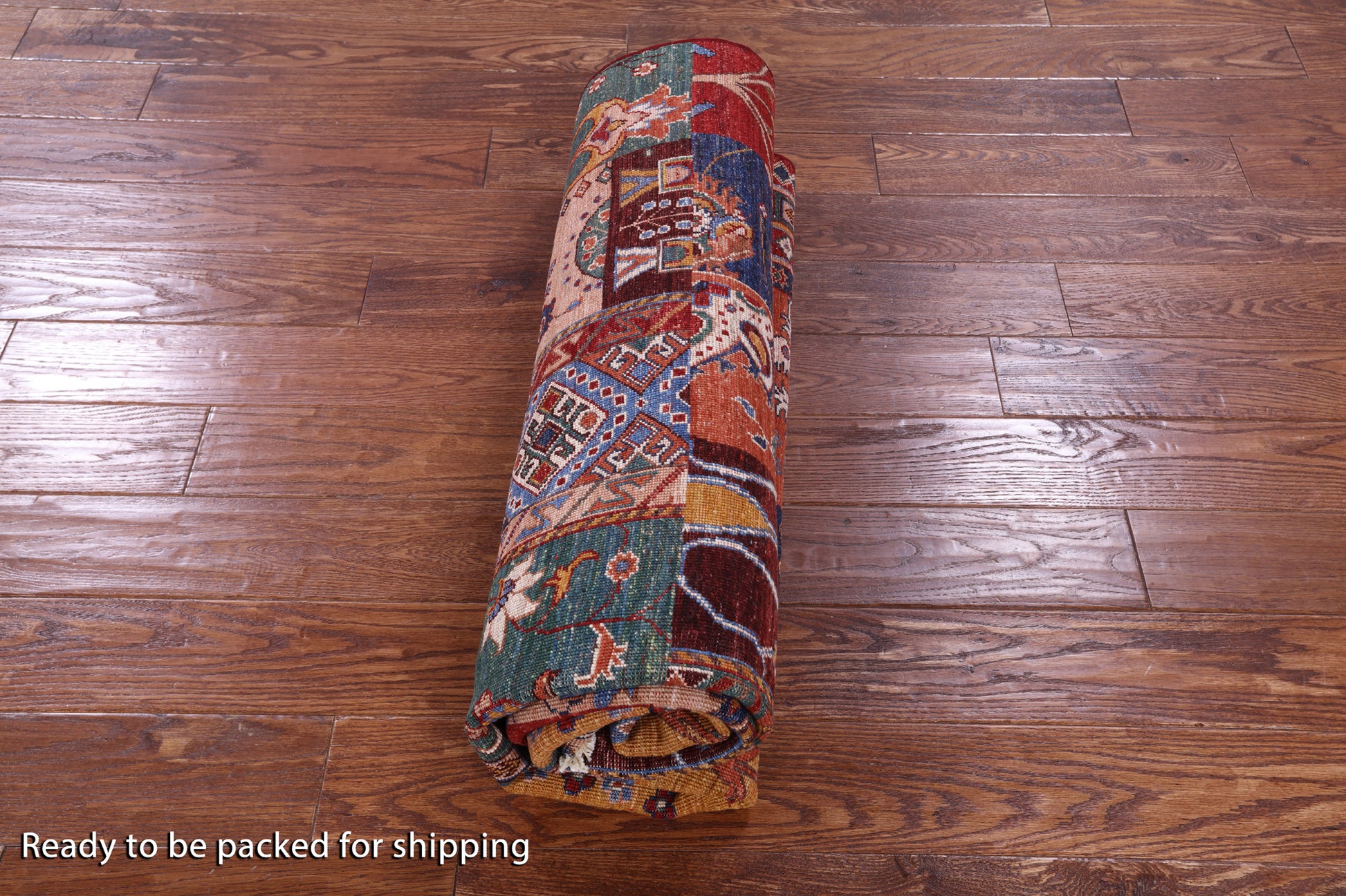 Super Kazak Handmade Wool Rug - 5' 9" X 8' 0" - Golden Nile