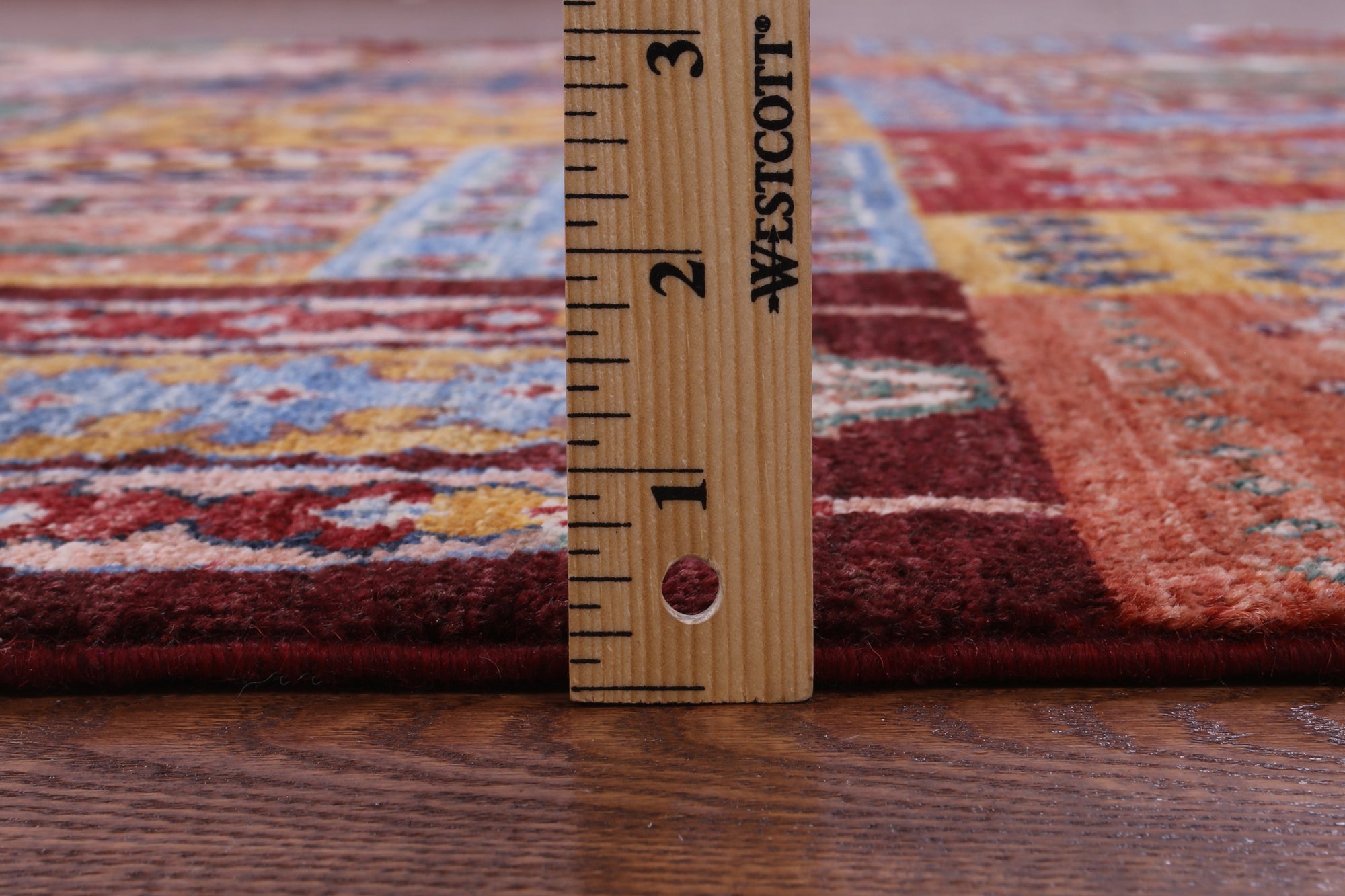 Super Kazak Handmade Wool Rug - 5' 9" X 8' 0" - Golden Nile