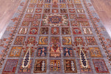 Garden Design Persian Hand Knotted Wool Rug - 6' 7" X 10' 3" - Golden Nile