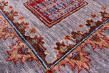 Garden Design Persian Hand Knotted Wool Rug - 6' 7" X 10' 3" - Golden Nile