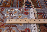Garden Design Persian Hand Knotted Wool Rug - 6' 7" X 10' 3" - Golden Nile