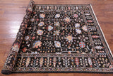 Brown Peshawar Hand Knotted Wool Rug - 6' 2" X 8' 10" - Golden Nile