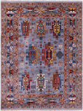 Persian Fine Serapi Hand Knotted Wool Rug - 5' 8" X 7' 7" - Golden Nile