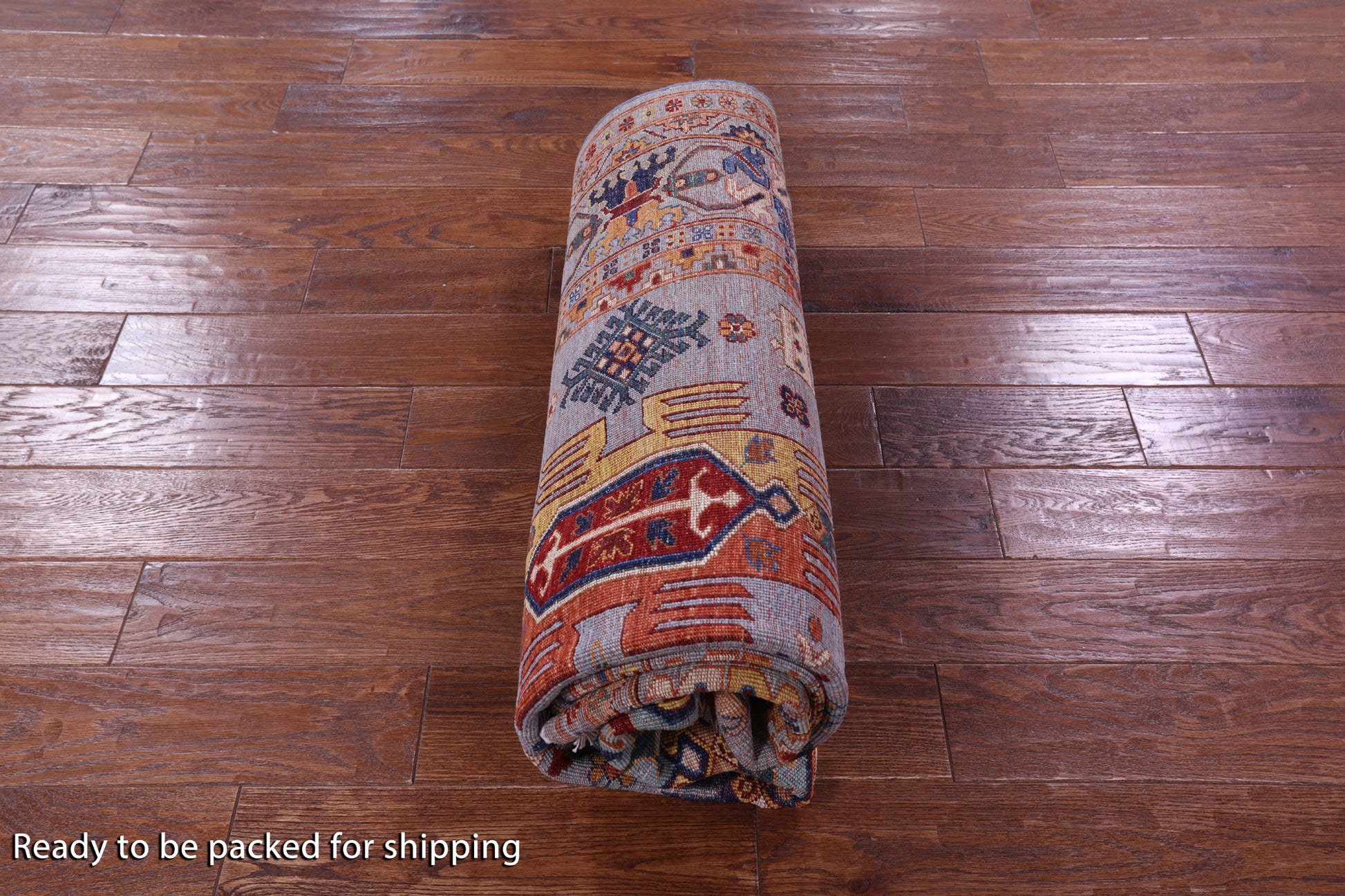 Persian Fine Serapi Hand Knotted Wool Rug - 5' 8" X 7' 7" - Golden Nile