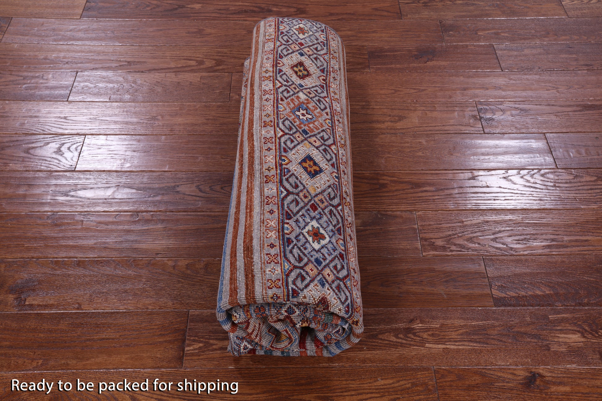 Khorjin Persian Gabbeh Hand Knotted Wool Rug - 5' 10" X 7' 8" - Golden Nile