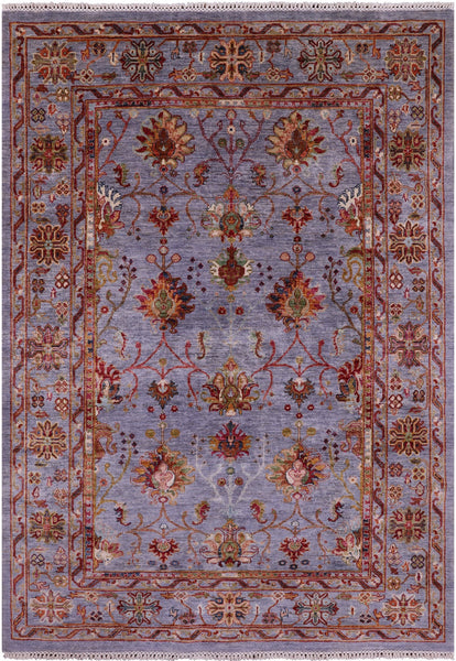 Persian Tabriz Hand Knotted Wool Rug - 5' 7" X 7' 10" - Golden Nile