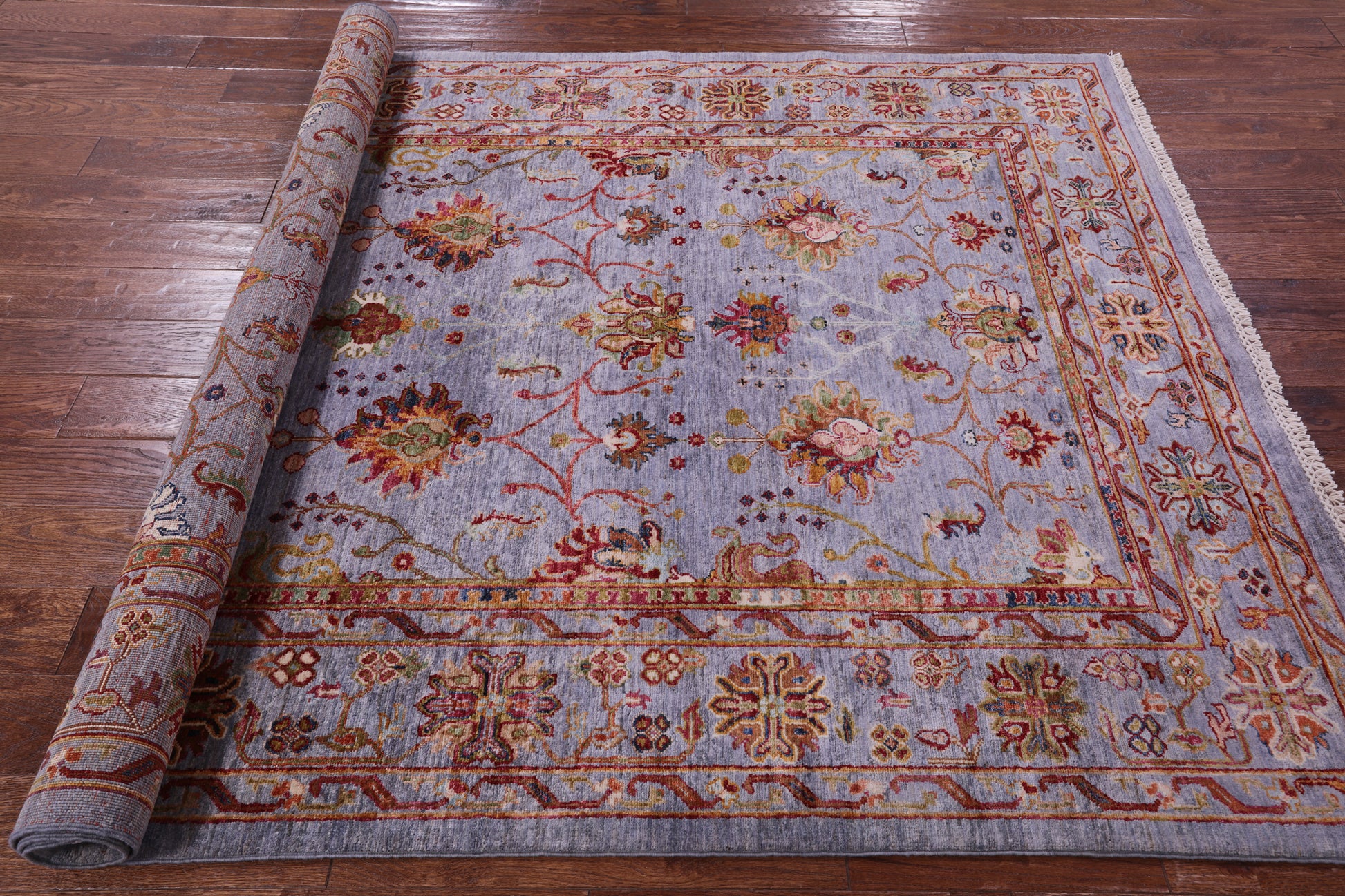 Persian Tabriz Hand Knotted Wool Rug - 5' 7" X 7' 10" - Golden Nile
