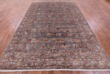 Tribal Persian Gabbeh Handmade Wool Rug - 8' 0" X 11' 4" - Golden Nile