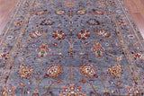 Peshawar Hand Knotted Wool Rug - 6' 8" X 9' 9" - Golden Nile