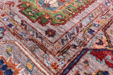 Turkmen Ersari Hand Knotted Wool Rug - 5' 10" X 8' 0" - Golden Nile