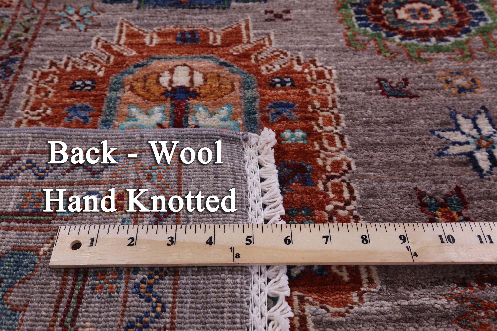 Turkmen Ersari Hand Knotted Wool Rug - 5' 10" X 8' 0" - Golden Nile