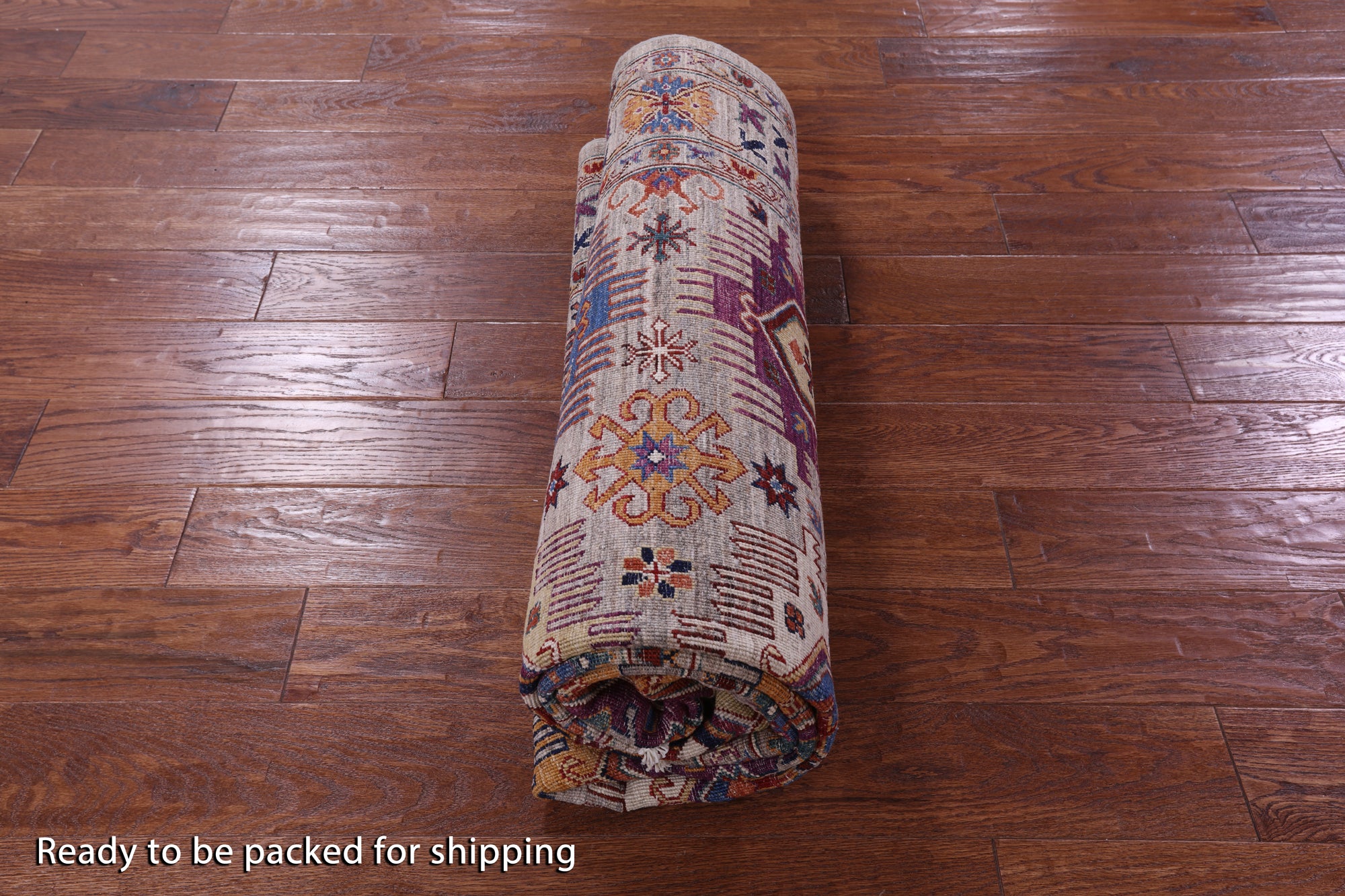 Turkmen Ersari Hand Knotted Wool Rug - 5' 10" X 8' 2" - Golden Nile