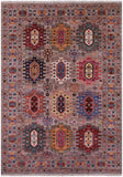 Turkmen Ersari Hand Knotted Wool Rug - 5' 10" X 8' 2" - Golden Nile