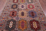 Turkmen Ersari Hand Knotted Wool Rug - 5' 10" X 8' 2" - Golden Nile