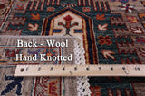 Turkmen Ersari Hand Knotted Wool Rug - 5' 10" X 8' 2" - Golden Nile