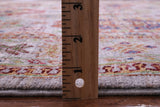 Grey Turkmen Ersari Hand Knotted Wool Rug - 5' 1" X 6' 7" - Golden Nile
