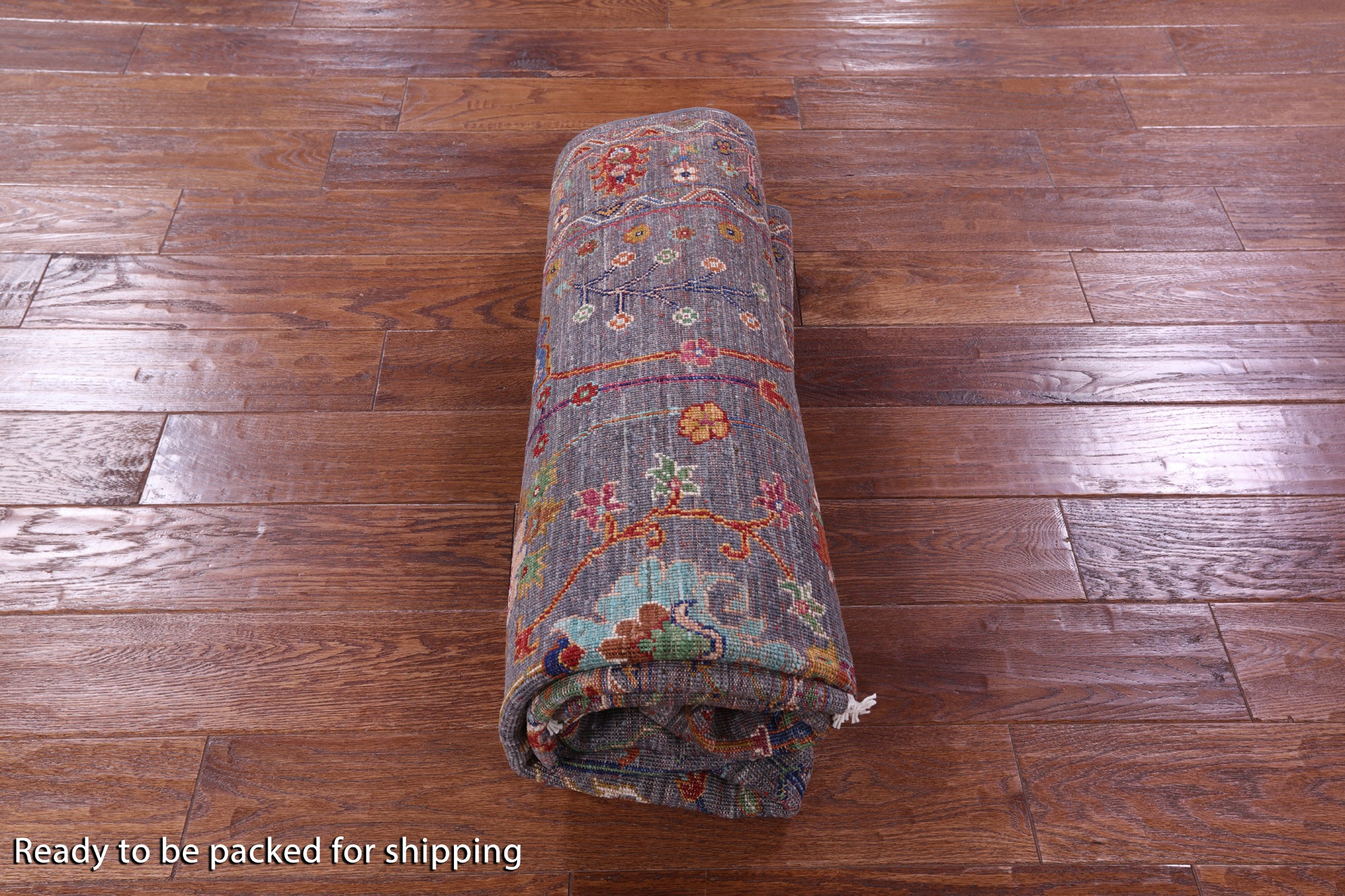 Grey Persian Tabriz Hand Knotted Wool Rug - 4' 11" X 6' 11" - Golden Nile