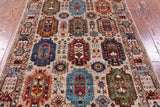 Turkmen Ersari Hand Knotted Wool Rug - 4' 2" X 6' 3" - Golden Nile