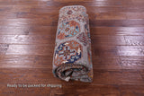 Grey Turkmen Ersari Hand Knotted Wool Rug - 5' 1" X 6' 6" - Golden Nile