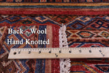Khorjin Persian Gabbeh Hand Knotted Wool Rug - 4' 1" X 6' 0" - Golden Nile
