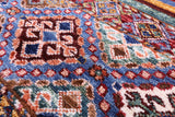 Khorjin Persian Gabbeh Hand Knotted Wool Rug - 3' 5" X 5' 4" - Golden Nile