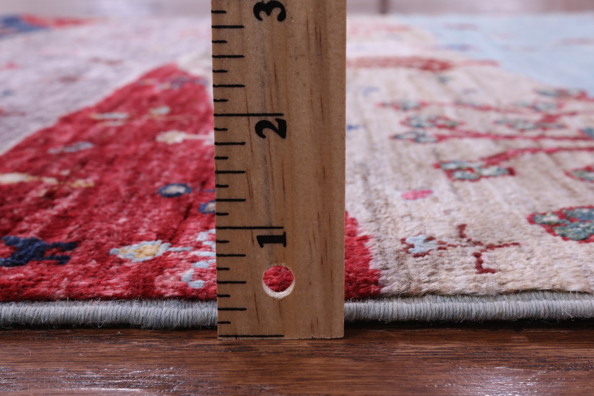 Tribal Persian Gabbeh Handmade Wool Rug - 3' 2" X 4' 11" - Golden Nile