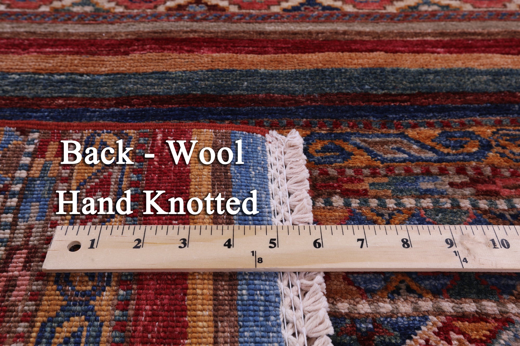 Khorjin Persian Gabbeh Hand Knotted Wool Runner Rug - 2' 8" X 9' 6" - Golden Nile