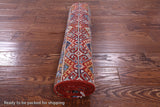 Khorjin Persian Gabbeh Hand Knotted Wool Runner Rug - 2' 8" X 9' 7" - Golden Nile