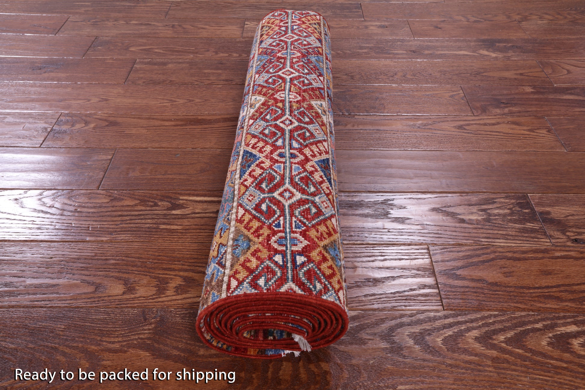 Khorjin Persian Gabbeh Hand Knotted Wool Runner Rug - 2' 8" X 9' 7" - Golden Nile