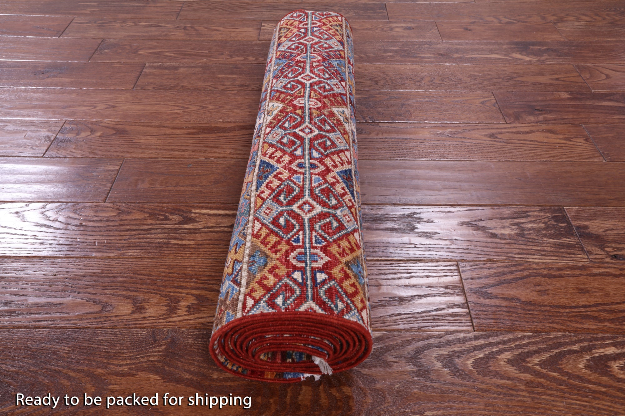 Khorjin Persian Gabbeh Hand Knotted Wool Runner Rug - 2' 8" X 9' 7" - Golden Nile