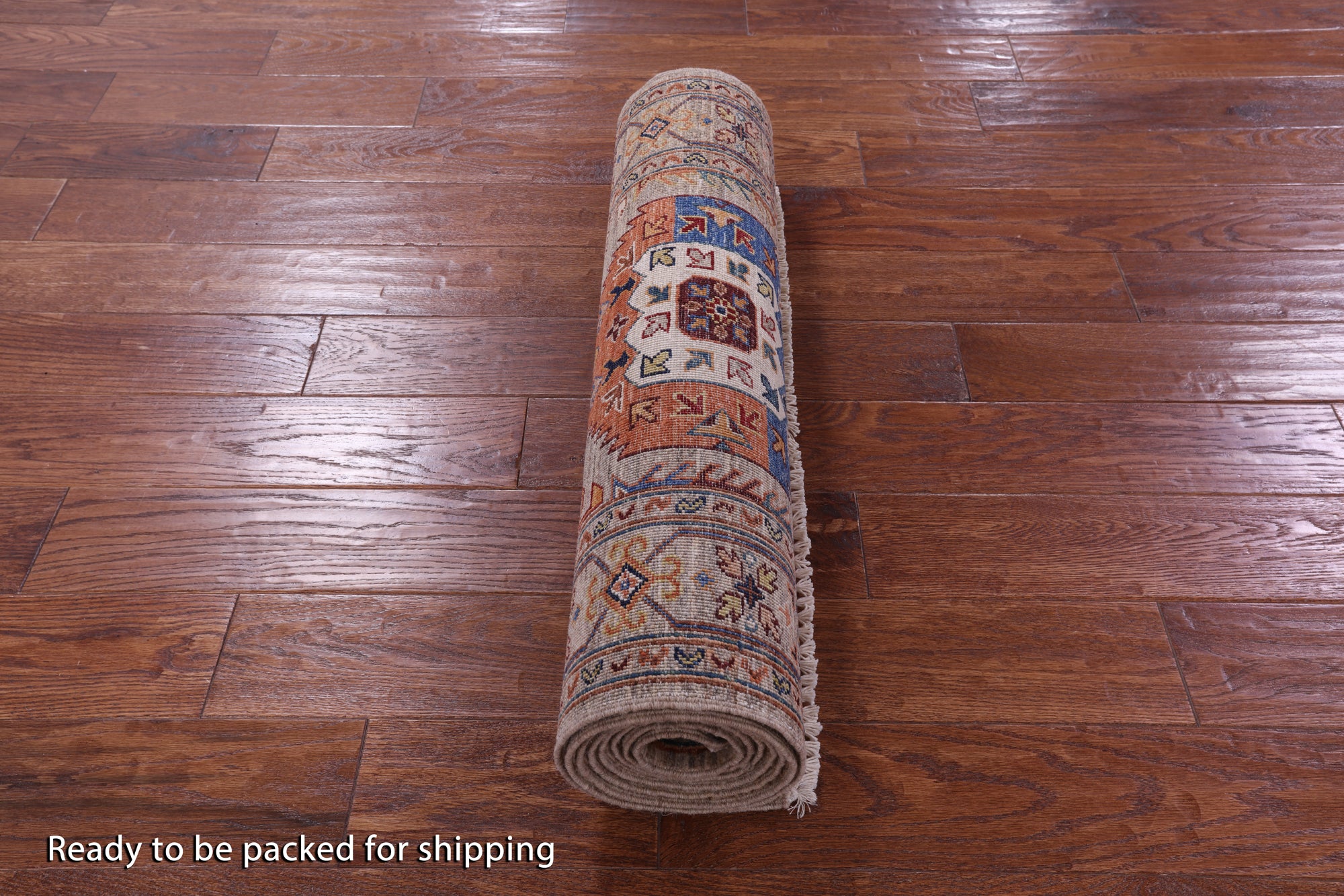 Turkmen Ersari Hand Knotted Wool Runner Rug - 2' 9" X 10' 1" - Golden Nile
