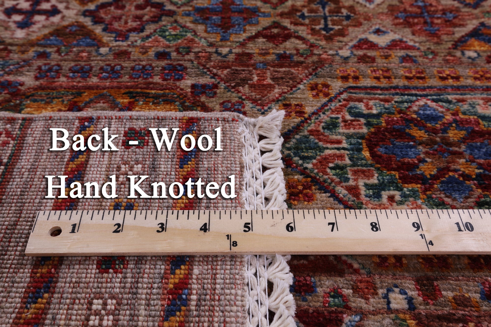 Khorjin Persian Gabbeh Hand Knotted Wool Runner Rug - 2' 8" X 10' 0" - Golden Nile