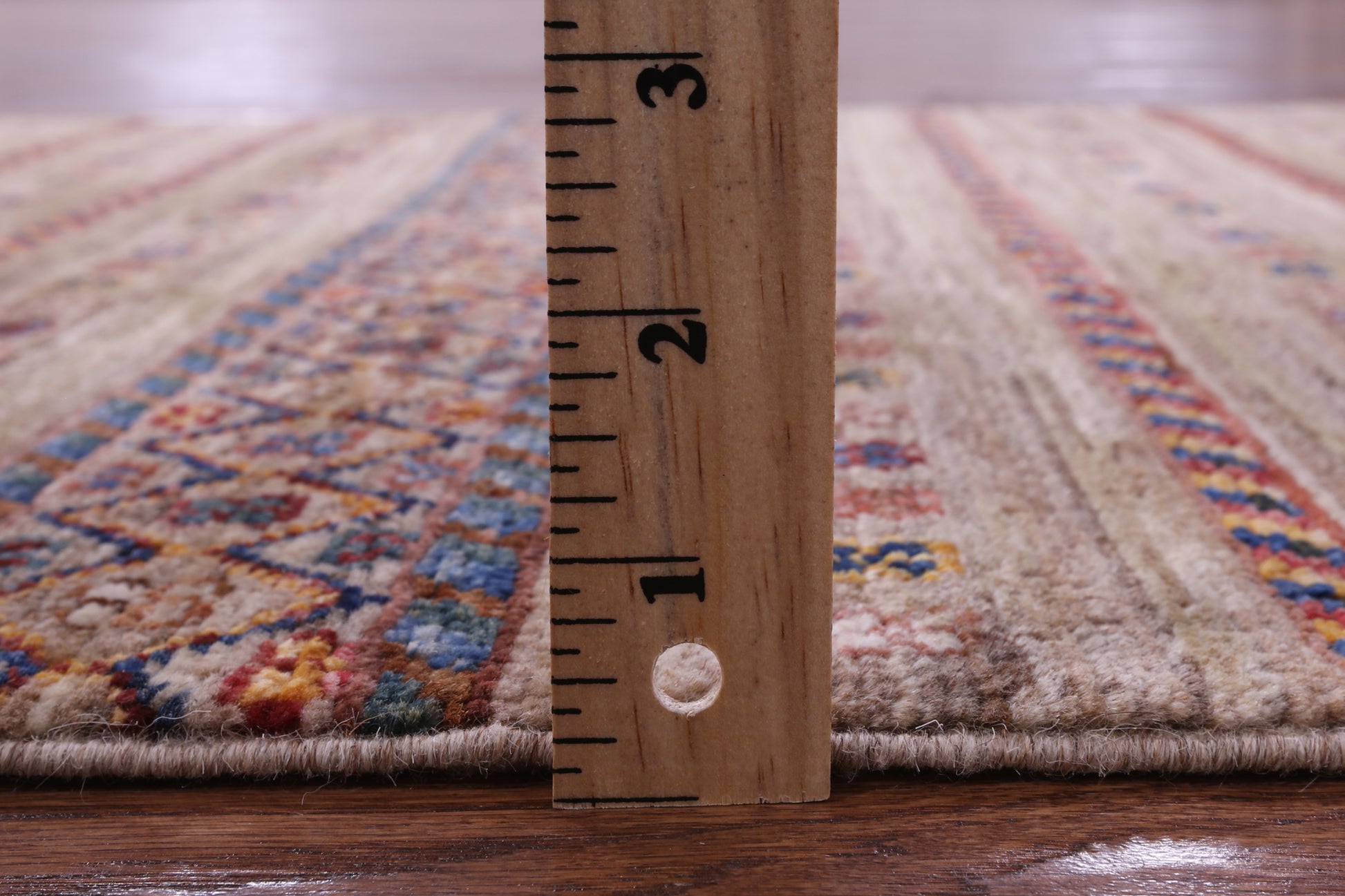Khorjin Persian Gabbeh Hand Knotted Wool Runner Rug - 2' 8" X 10' 0" - Golden Nile