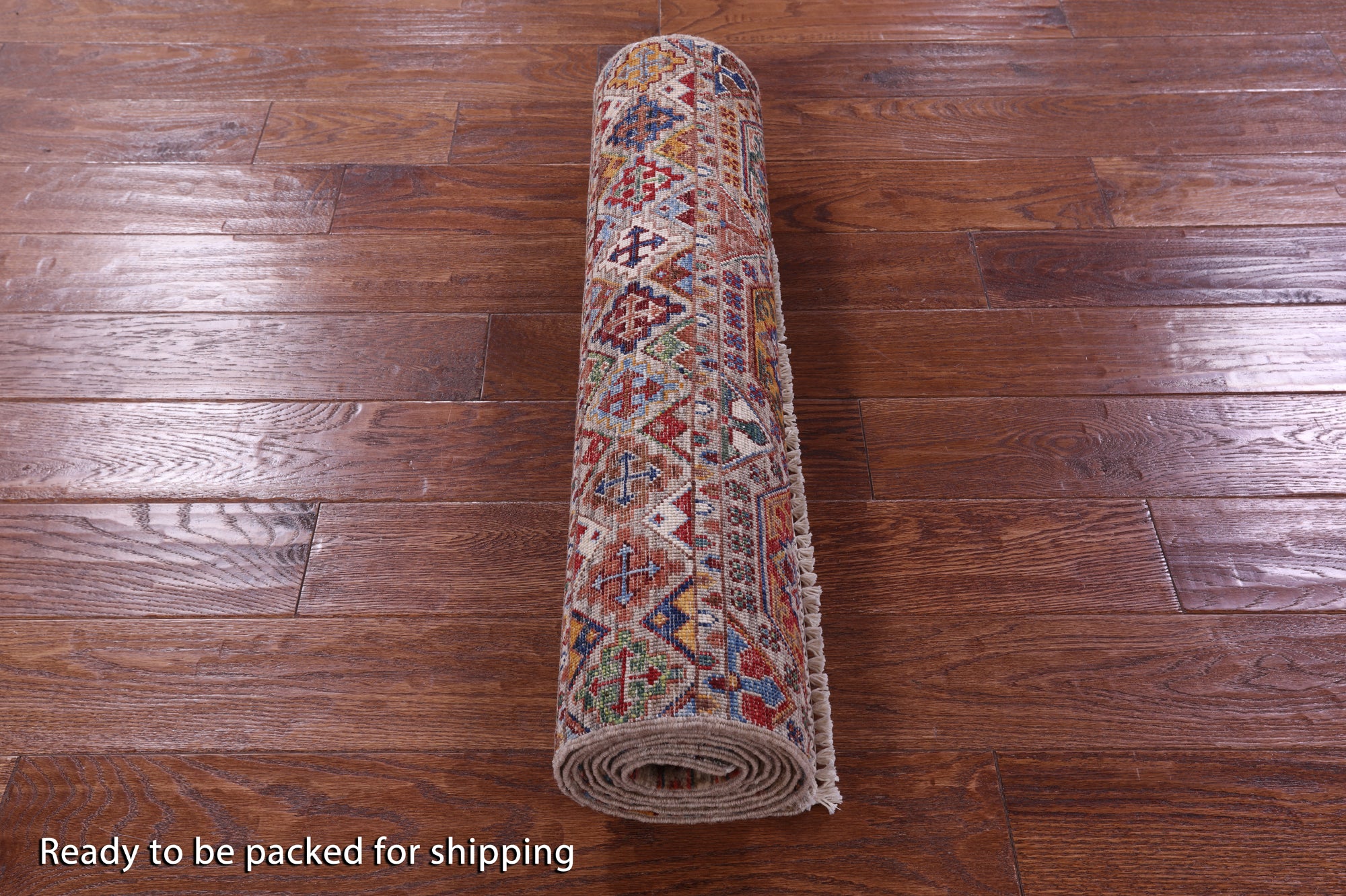 Khorjin Persian Gabbeh Hand Knotted Wool Runner Rug - 2' 8" X 10' 0" - Golden Nile