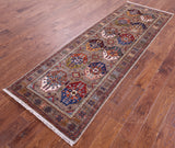 Turkmen Ersari Handmade Wool Runner Rug - 2' 10" X 8' 5" - Golden Nile
