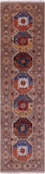 Turkmen Ersari Hand Knotted Wool Runner Rug - 2' 8" X 10' 1" - Golden Nile